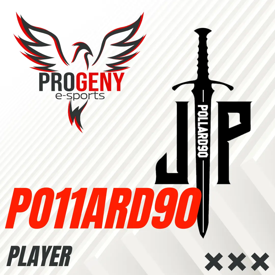 Picture of Pollard with the Progeny Logo, text on the image says Pollard is a Non-Competitive Player